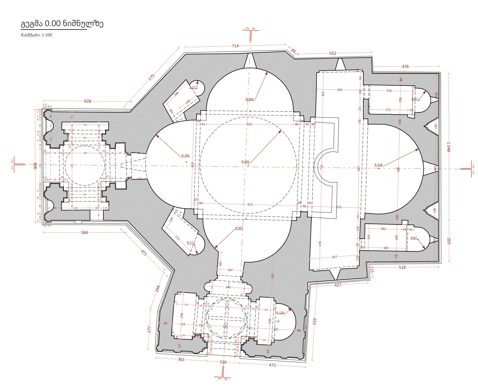 Manglisi Sioni — drawing 1